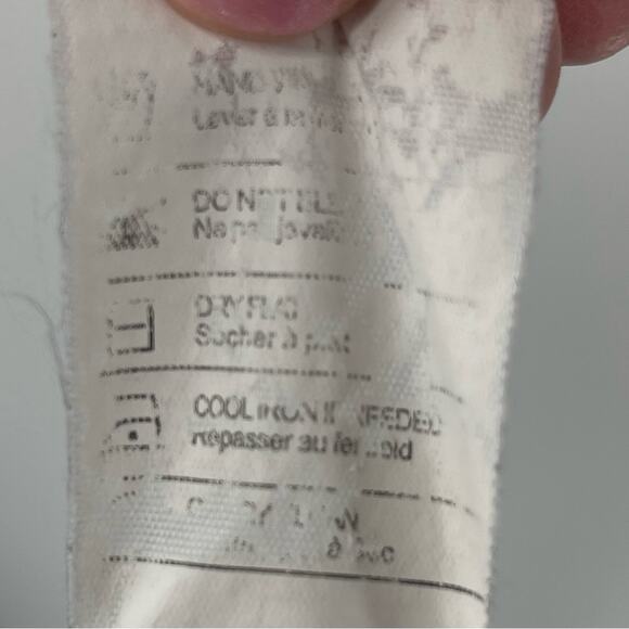 Vince Full Zip Cotton Blend Navy Hooded Sweatshirt Elbow Patches Size Medium - Picture 8 of 8